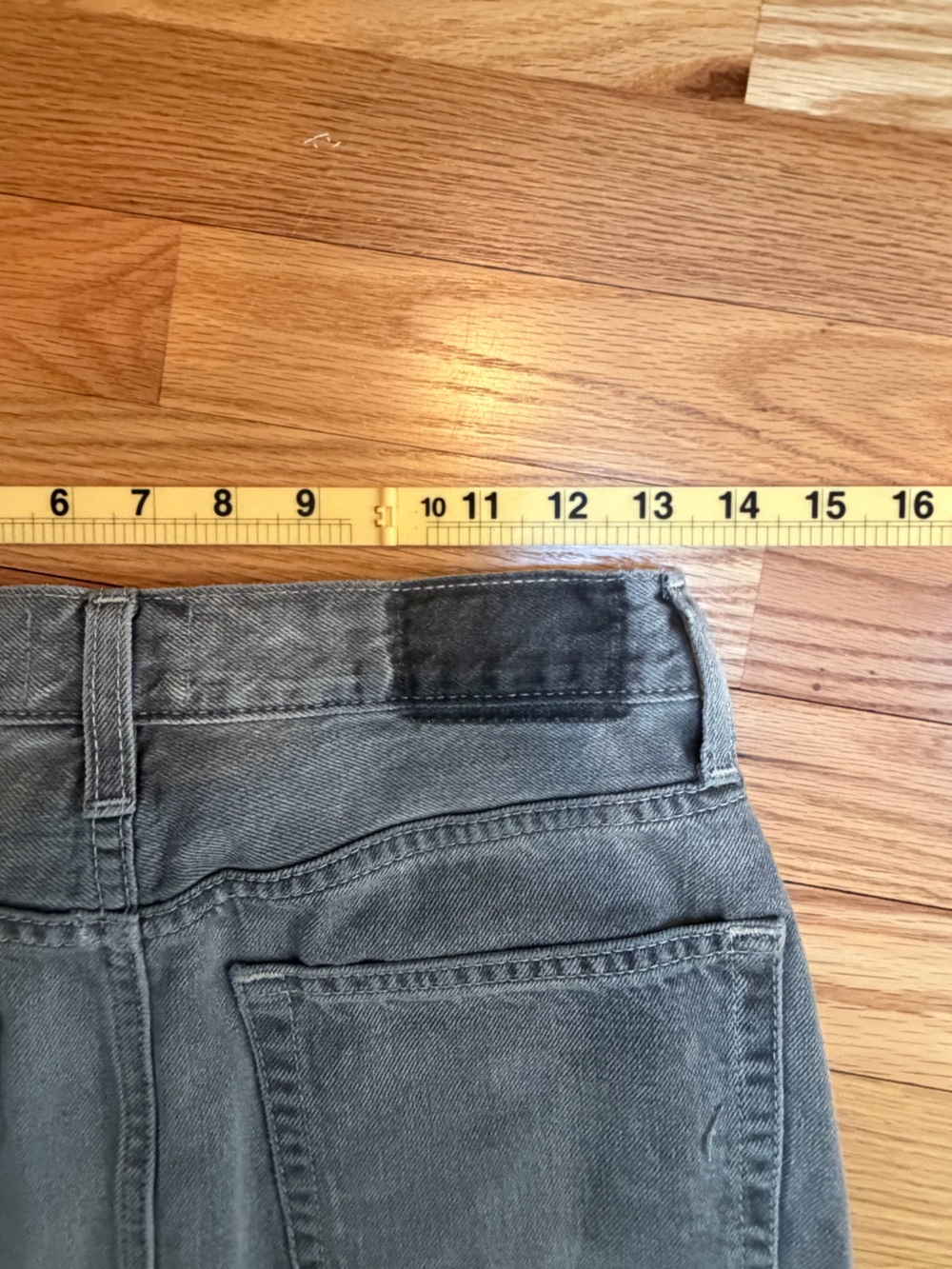Etica Gray Katina Maxi Denim Skirt with Front Slit - Picture 10 of 11